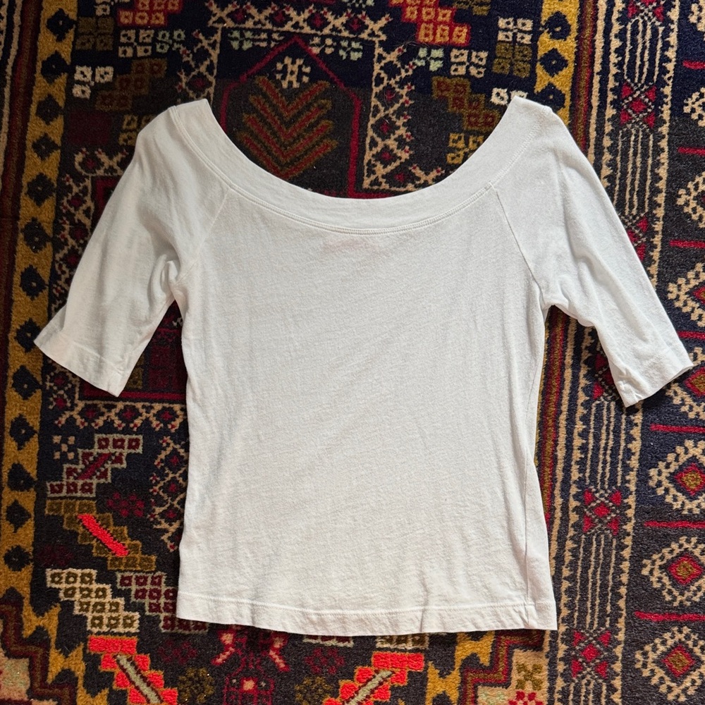 Velvet brand white cotton tee